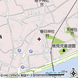 徳島県阿南市横見町願能地東周辺の地図