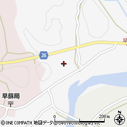 和歌山県日高郡日高川町早藤106周辺の地図