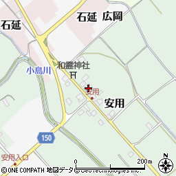 愛媛県西条市安用403周辺の地図