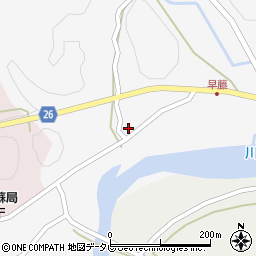 和歌山県日高郡日高川町早藤151周辺の地図