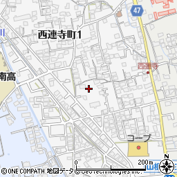 愛媛県新居浜市西連寺町周辺の地図