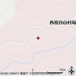 徳島県三好市西祖谷山村坂瀬78周辺の地図