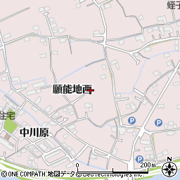 徳島県阿南市横見町（願能地西）周辺の地図