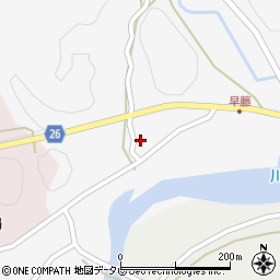 和歌山県日高郡日高川町早藤149周辺の地図