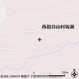 徳島県三好市西祖谷山村坂瀬74周辺の地図