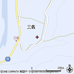 和歌山県日高郡日高川町三佐349周辺の地図