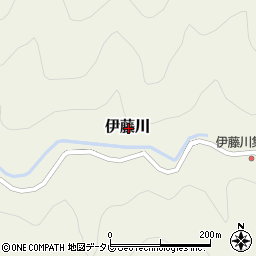 和歌山県日高郡日高川町伊藤川周辺の地図