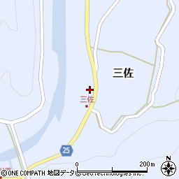 和歌山県日高郡日高川町三佐251周辺の地図