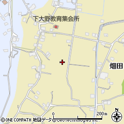徳島県阿南市下大野町畑田375-3周辺の地図