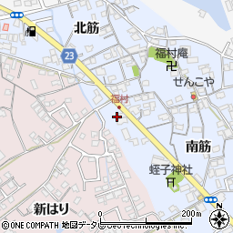 徳島県阿南市福村町南筋4周辺の地図
