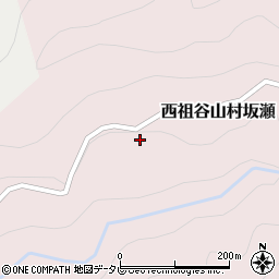 徳島県三好市西祖谷山村坂瀬77周辺の地図