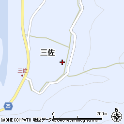 和歌山県日高郡日高川町三佐344周辺の地図