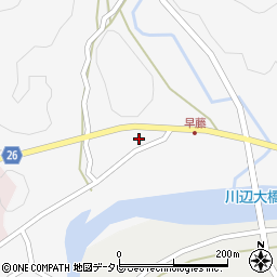 和歌山県日高郡日高川町早藤159周辺の地図