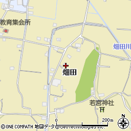 徳島県阿南市下大野町畑田216-8周辺の地図