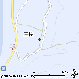 和歌山県日高郡日高川町三佐357周辺の地図