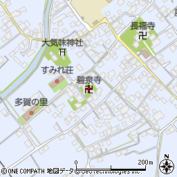 碧泉寺周辺の地図