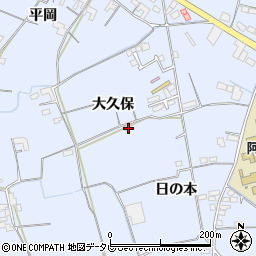 徳島県阿南市宝田町日の本182-5周辺の地図