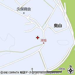 徳島県阿南市楠根町助峰周辺の地図