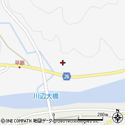 和歌山県日高郡日高川町早藤375周辺の地図