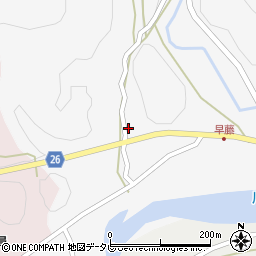 和歌山県日高郡日高川町早藤140周辺の地図