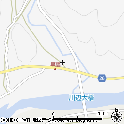 和歌山県日高郡日高川町早藤171周辺の地図