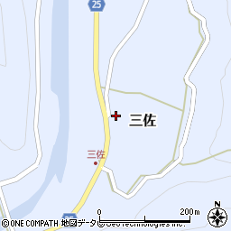 和歌山県日高郡日高川町三佐252周辺の地図