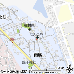 徳島県阿南市福村町周辺の地図