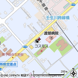 ハタダ　東予総合支所前店周辺の地図