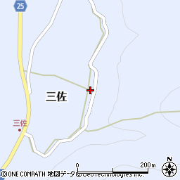 和歌山県日高郡日高川町三佐291周辺の地図