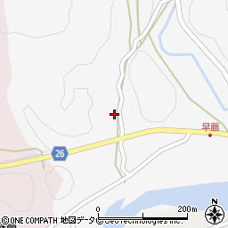 和歌山県日高郡日高川町早藤134周辺の地図