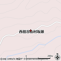 徳島県三好市西祖谷山村坂瀬106周辺の地図