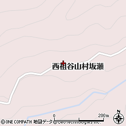 徳島県三好市西祖谷山村坂瀬110周辺の地図