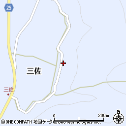和歌山県日高郡日高川町三佐302周辺の地図