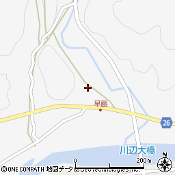 和歌山県日高郡日高川町早藤165周辺の地図