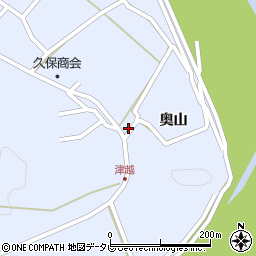 徳島県阿南市楠根町屋敷周辺の地図