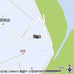 徳島県阿南市楠根町奥山周辺の地図