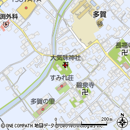 大気味神社周辺の地図