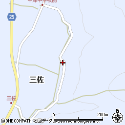 和歌山県日高郡日高川町三佐293周辺の地図
