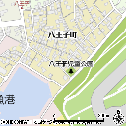 山口県宇部市八王子町11-22周辺の地図