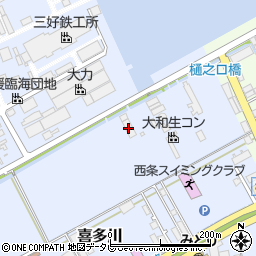 鎌田廻漕店周辺の地図