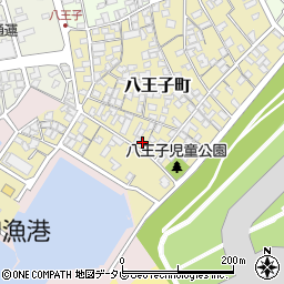 山口県宇部市八王子町11-27周辺の地図