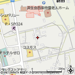 愛媛県西条市朔日市267周辺の地図