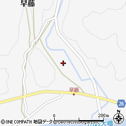 和歌山県日高郡日高川町早藤367周辺の地図