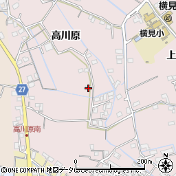 徳島県阿南市横見町高川原周辺の地図