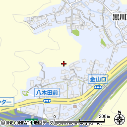 福岡県北九州市門司区黒川周辺の地図