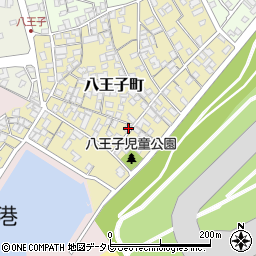 山口県宇部市八王子町11-19周辺の地図