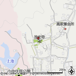 和歌山県日高町（日高郡）高家周辺の地図