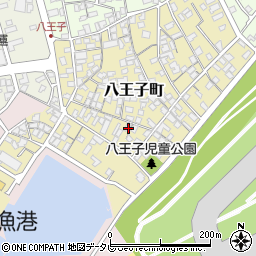 山口県宇部市八王子町11-26周辺の地図