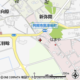 徳島県阿南市西路見町重持周辺の地図