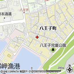 山口県宇部市八王子町11-34周辺の地図